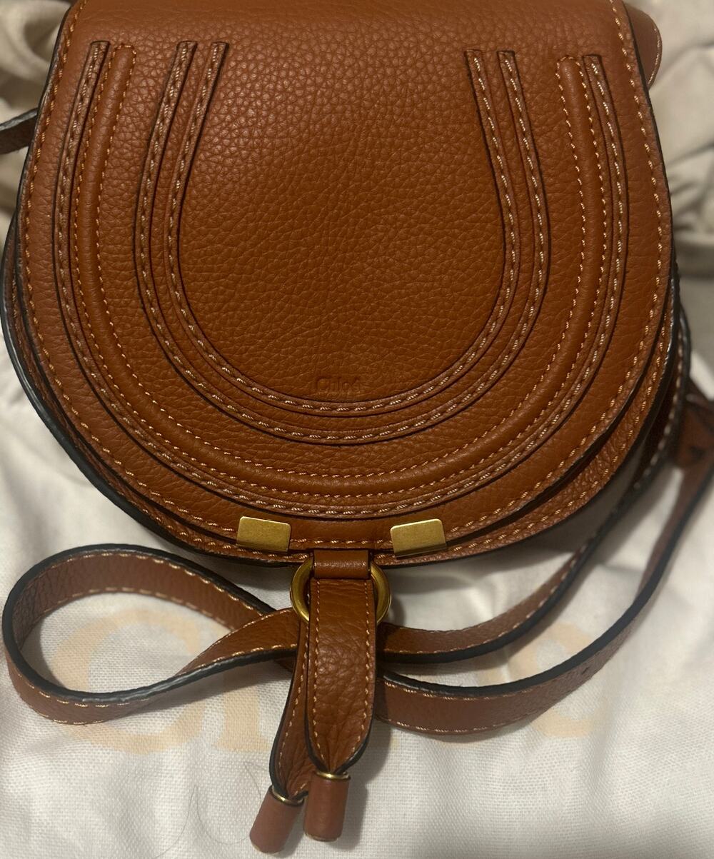 Chloe Marcie Saddle Crossbody Small